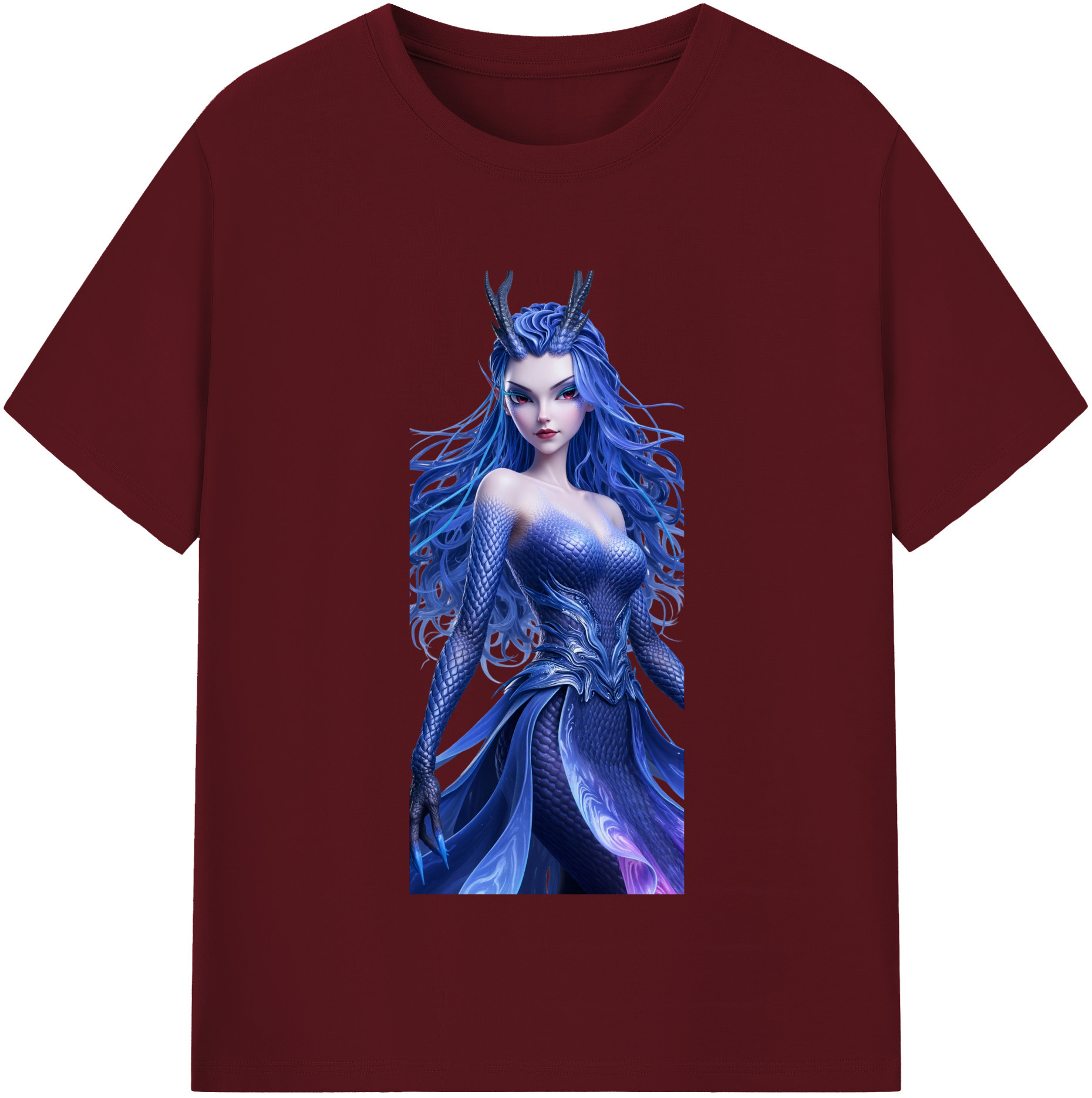 （画像用） Ne Zha 2 ナタ 魔童の大暴れ 綿100％半袖Tシャツ（フロントプリント）